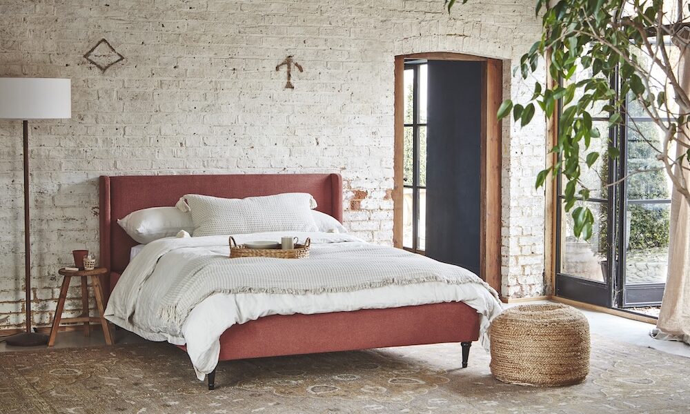 modern upholstered bed